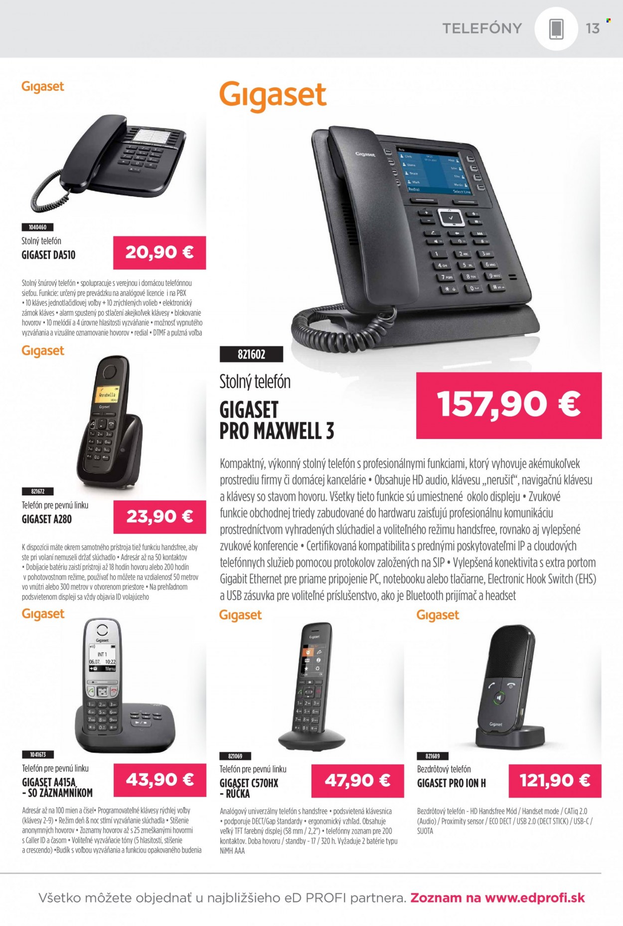 Leták eD PROFI - 1.10.2021 - 31.10.2021. Strana 13