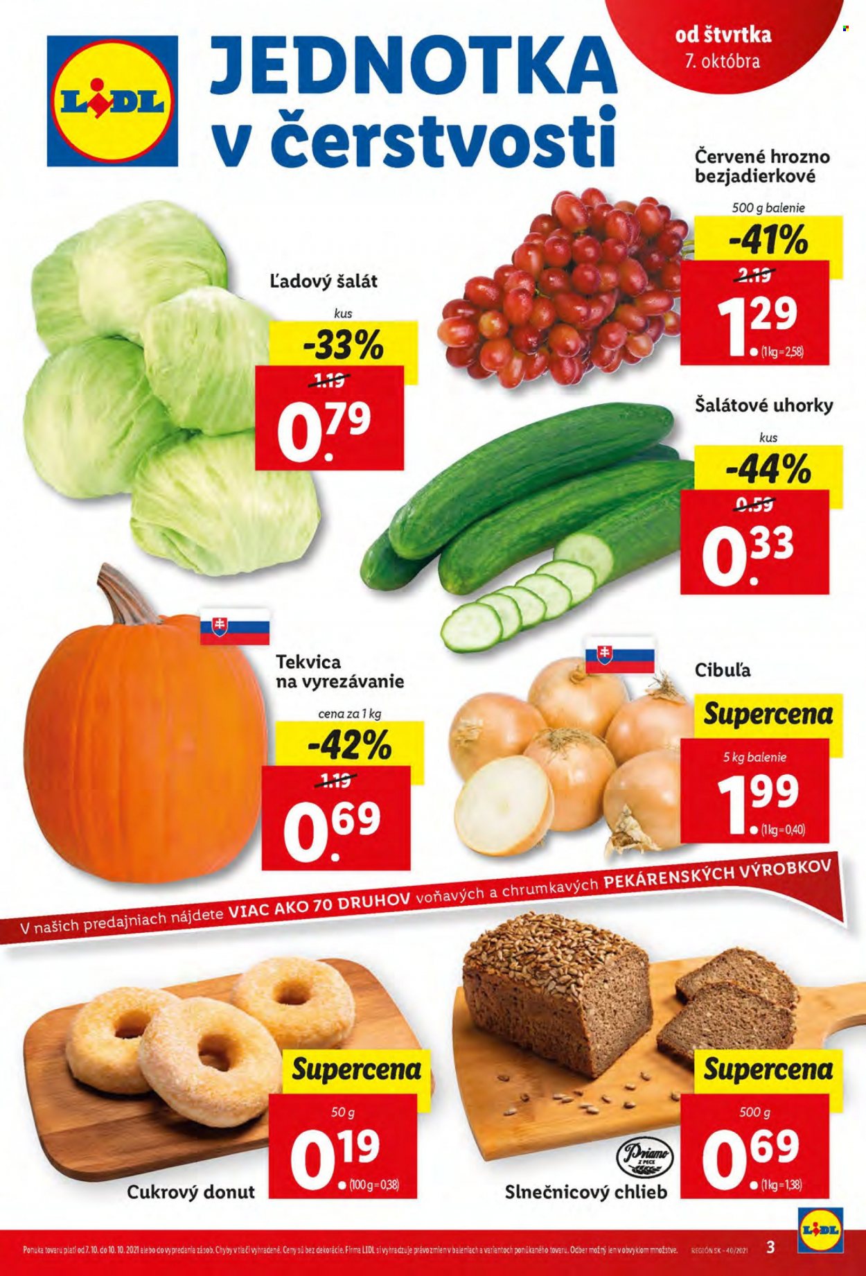 Leták Lidl - 7.10.2021 - 10.10.2021. Strana 3