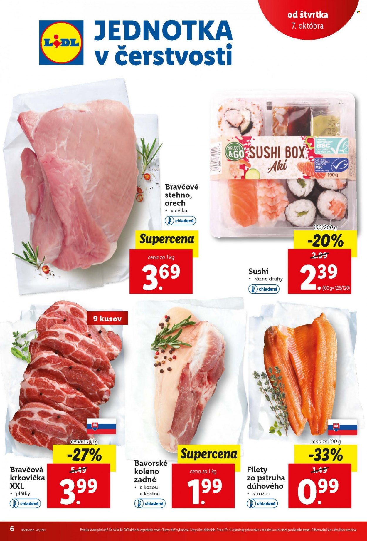 Leták Lidl - 7.10.2021 - 10.10.2021. Strana 6