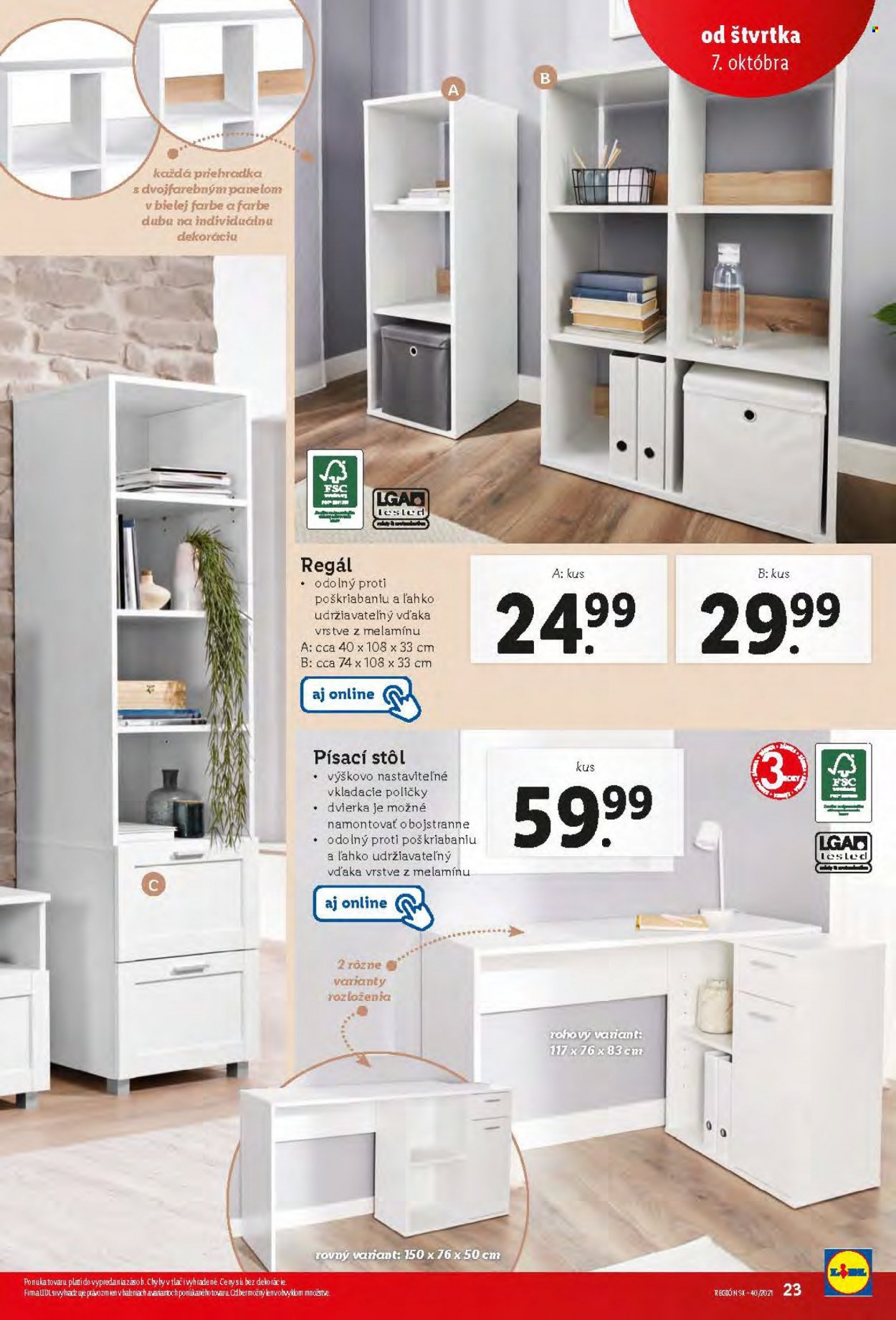 Leták Lidl - 7.10.2021 - 10.10.2021. Strana 23