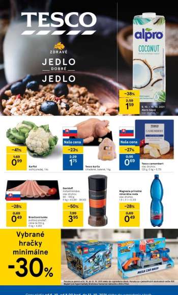 Leták TESCO - 6.10.2021 - 12.10.2021.