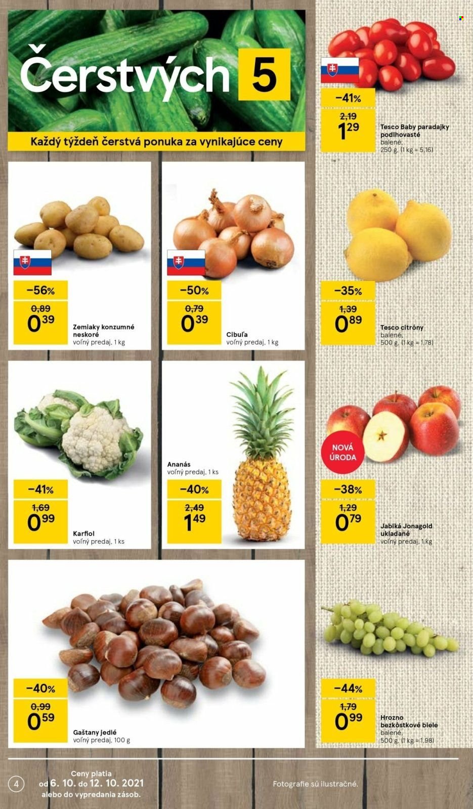 Leták TESCO - 6.10.2021 - 12.10.2021. Strana 4