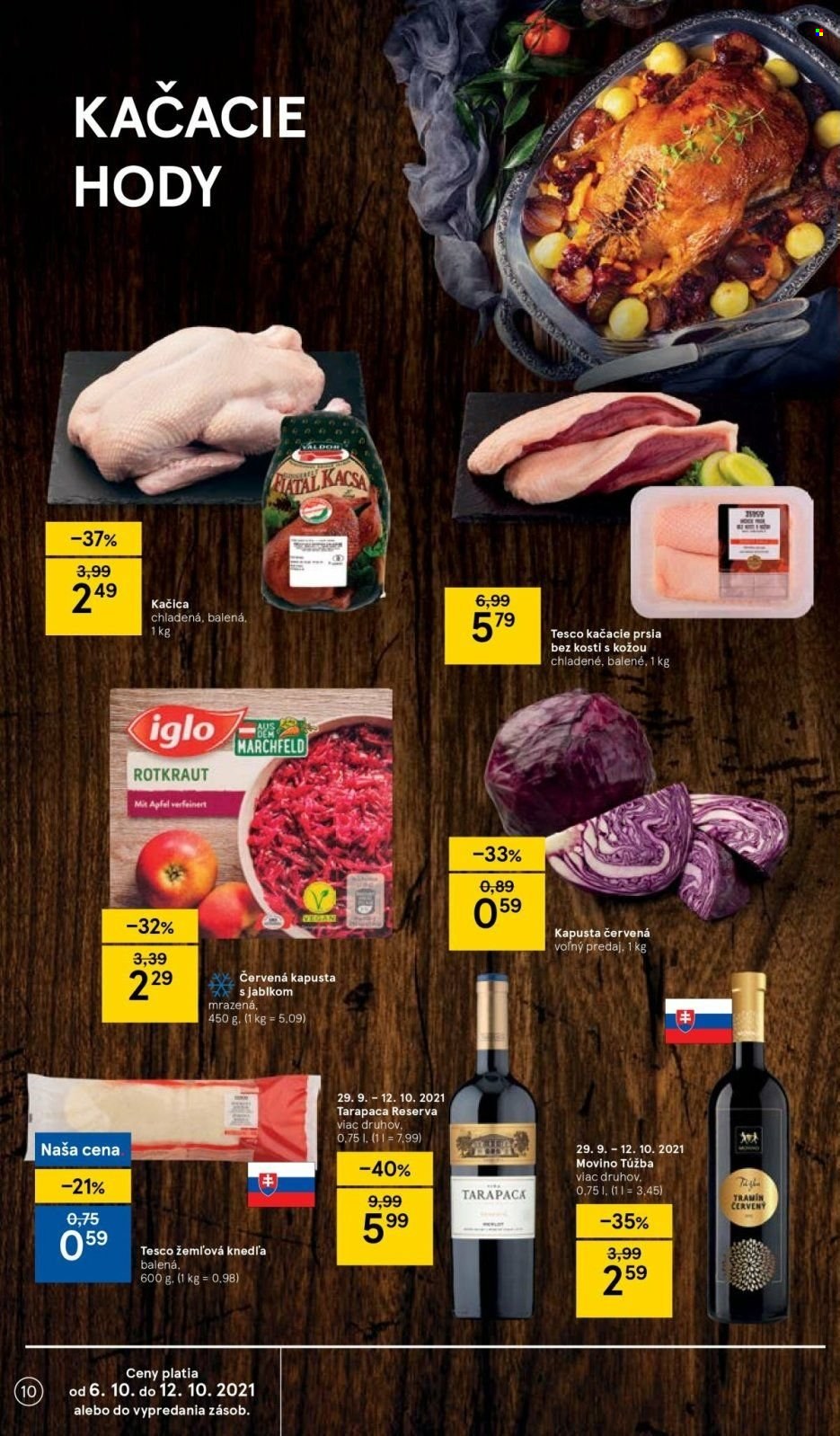 Leták TESCO - 6.10.2021 - 12.10.2021. Strana 10