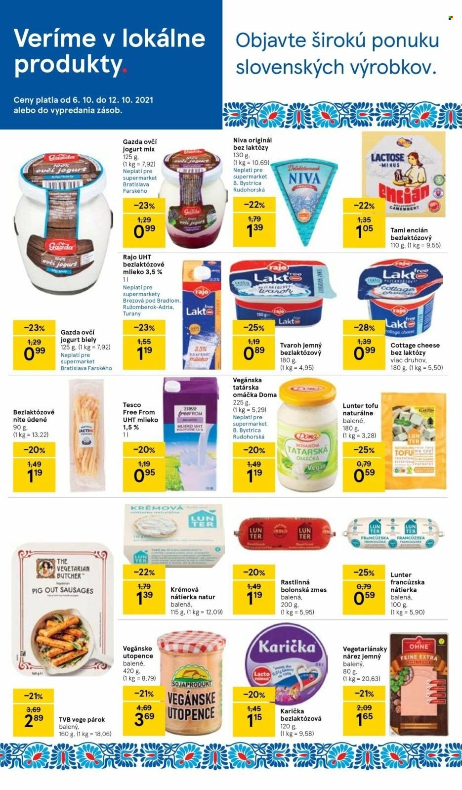 Leták TESCO supermarket - 6.10.2021 - 12.10.2021. Strana 4