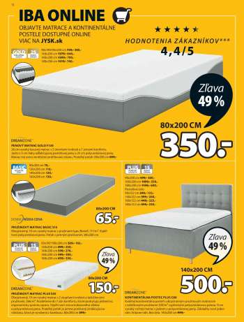 thumbnail - PRUŽINOVÝ MATRAC BASIC S15 Obojstranný, 16 cm vysoký matrac s pružinami typu Bonell, 111/m². Výplň tvorí polyuretánová pena. Poťah s jemným prešívaním. 80x200 cm