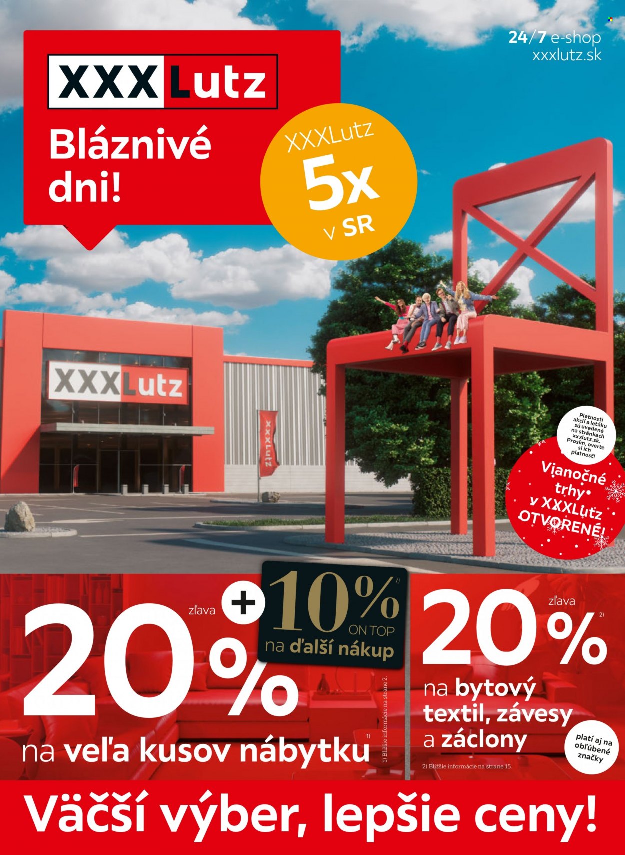 Leták XXXLutz - 4.10.2021 - 17.10.2021. Strana 1