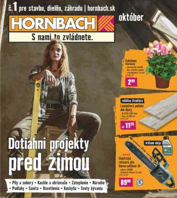 Leták Hornbach - 29.9.2021 - 1.11.2021.