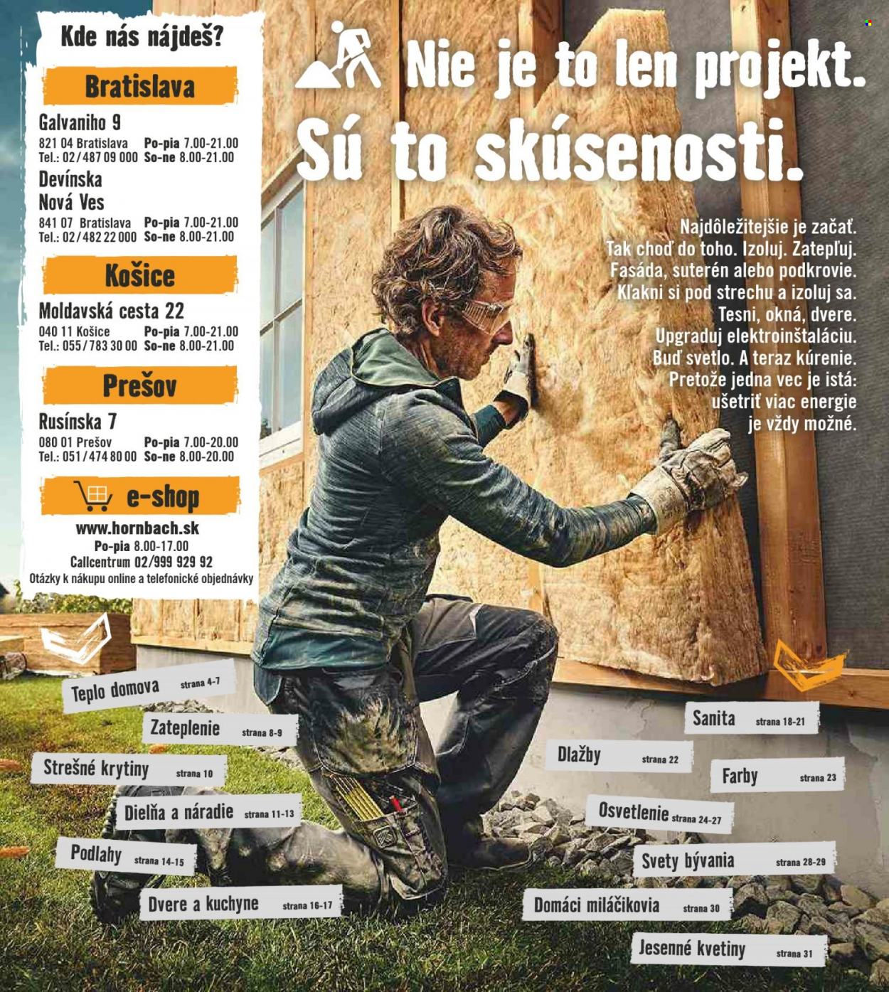 Leták Hornbach - 29.9.2021 - 1.11.2021. Strana 2