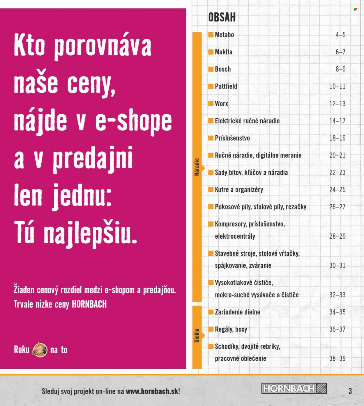 Leták Hornbach - 5.10.2021 - 5.1.2022. Strana 3