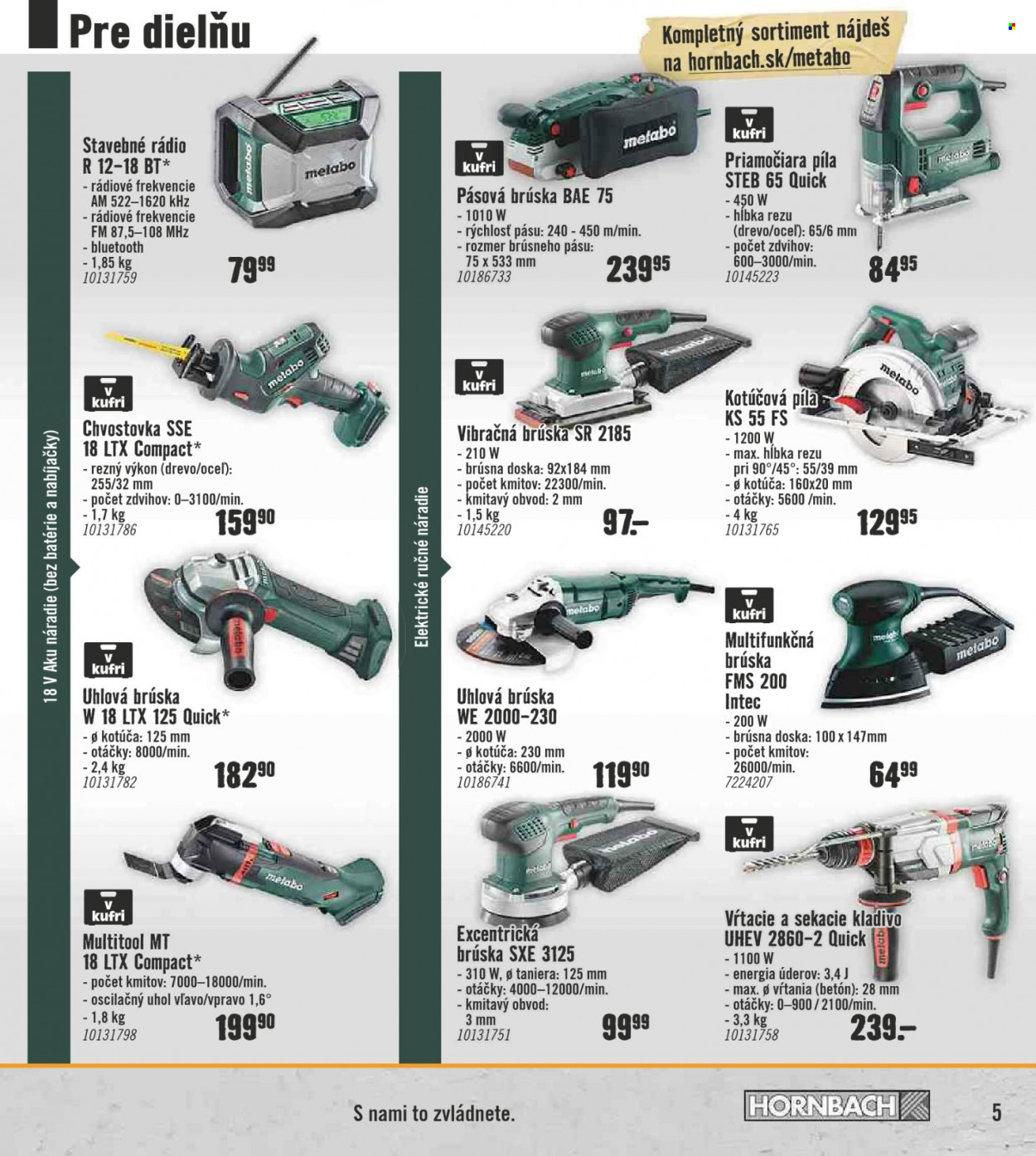Leták Hornbach - 5.10.2021 - 5.1.2022. Strana 5