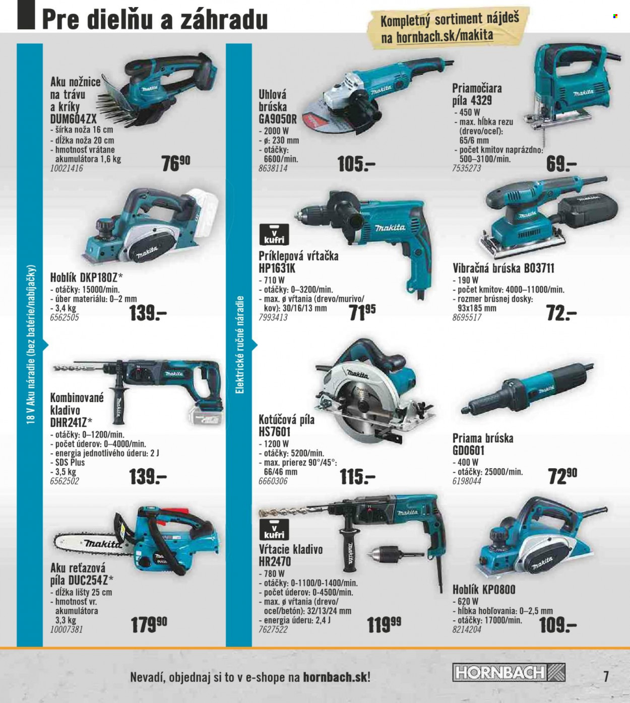 Leták Hornbach - 5.10.2021 - 5.1.2022. Strana 7