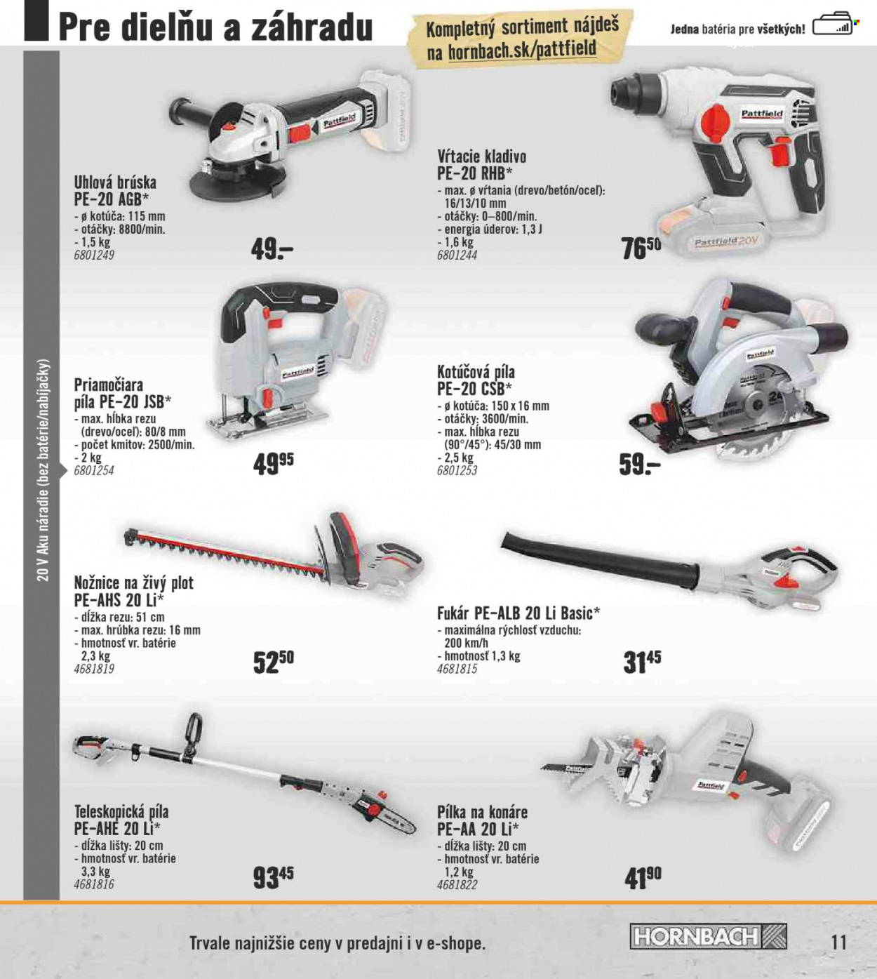 Leták Hornbach - 5.10.2021 - 5.1.2022. Strana 11