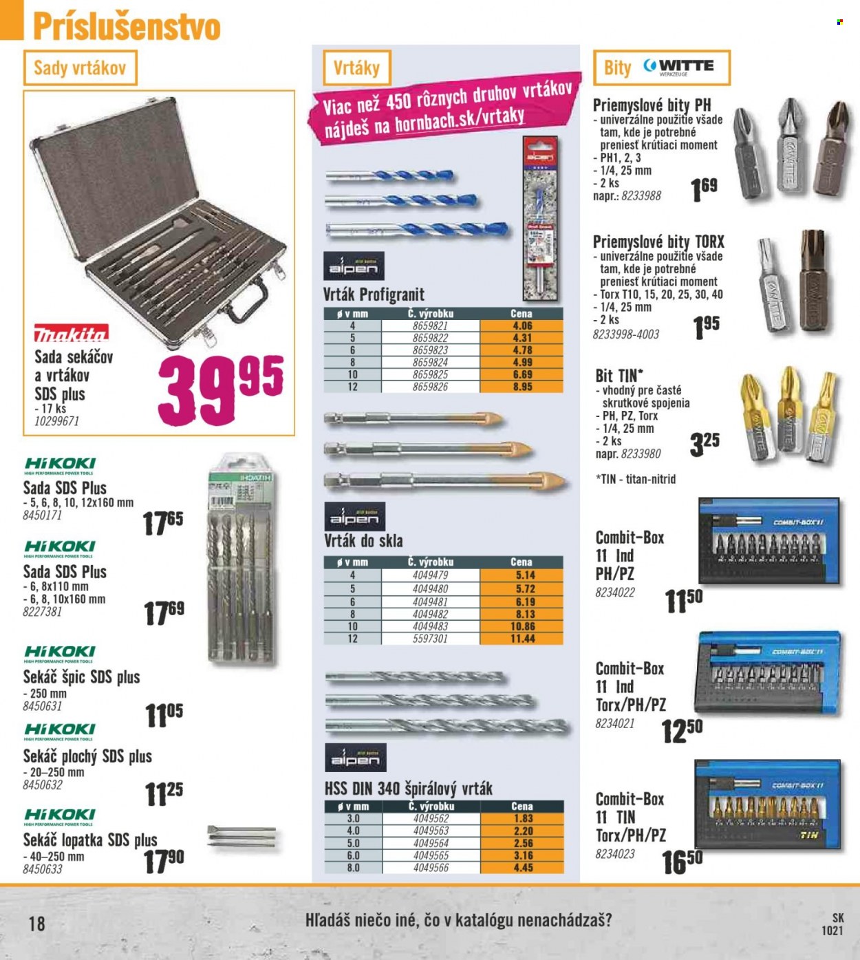 Leták Hornbach - 5.10.2021 - 5.1.2022. Strana 18