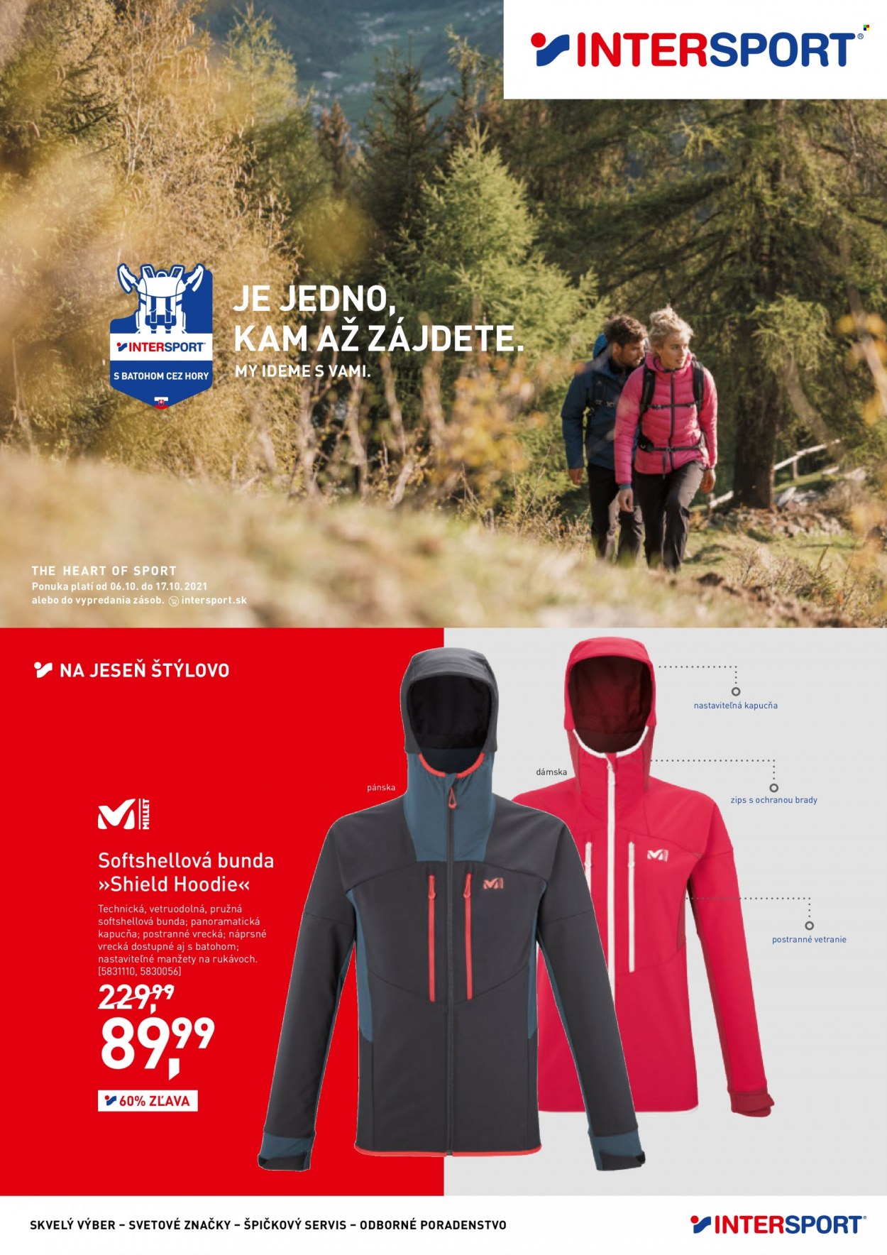 Leták Intersport - 6.10.2021 - 17.10.2021. Strana 1