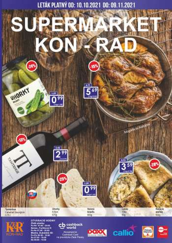 Leták KON-RAD - 10.10.2021 - 9.11.2021.