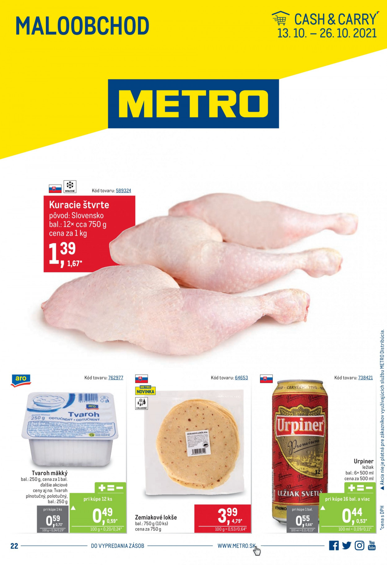 Leták Metro - 13.10.2021 - 26.10.2021. Strana 1