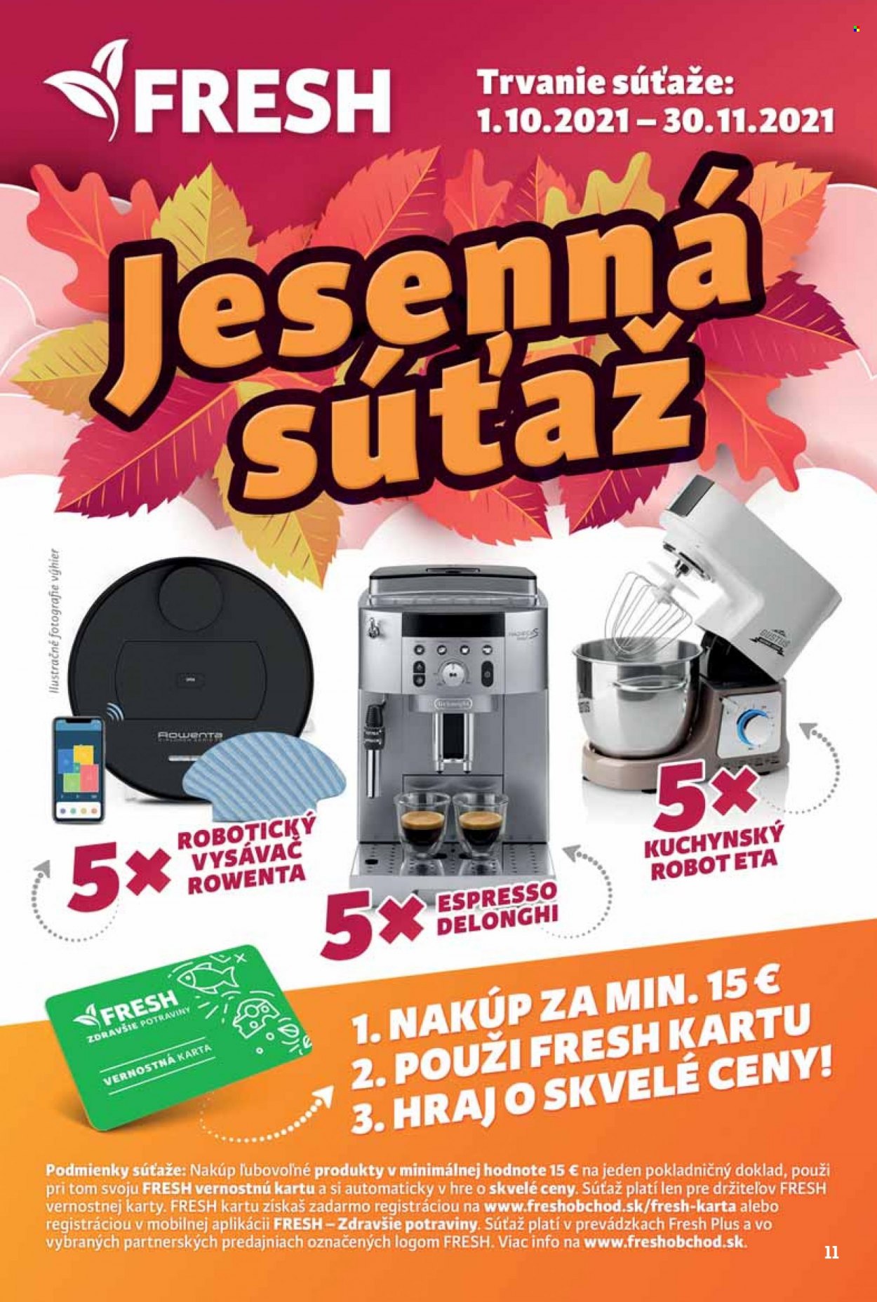 Leták FRESH - 8.10.2021 - 25.10.2021. Strana 11
