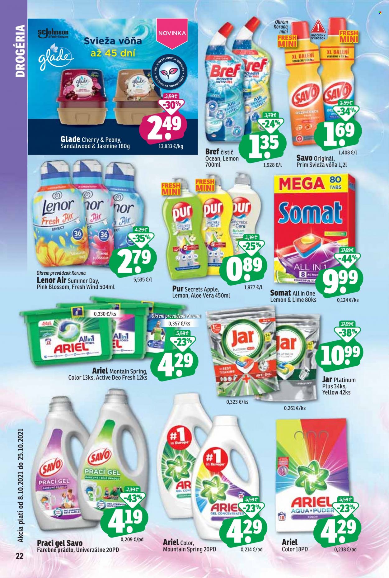 Leták FRESH - 8.10.2021 - 25.10.2021. Strana 22