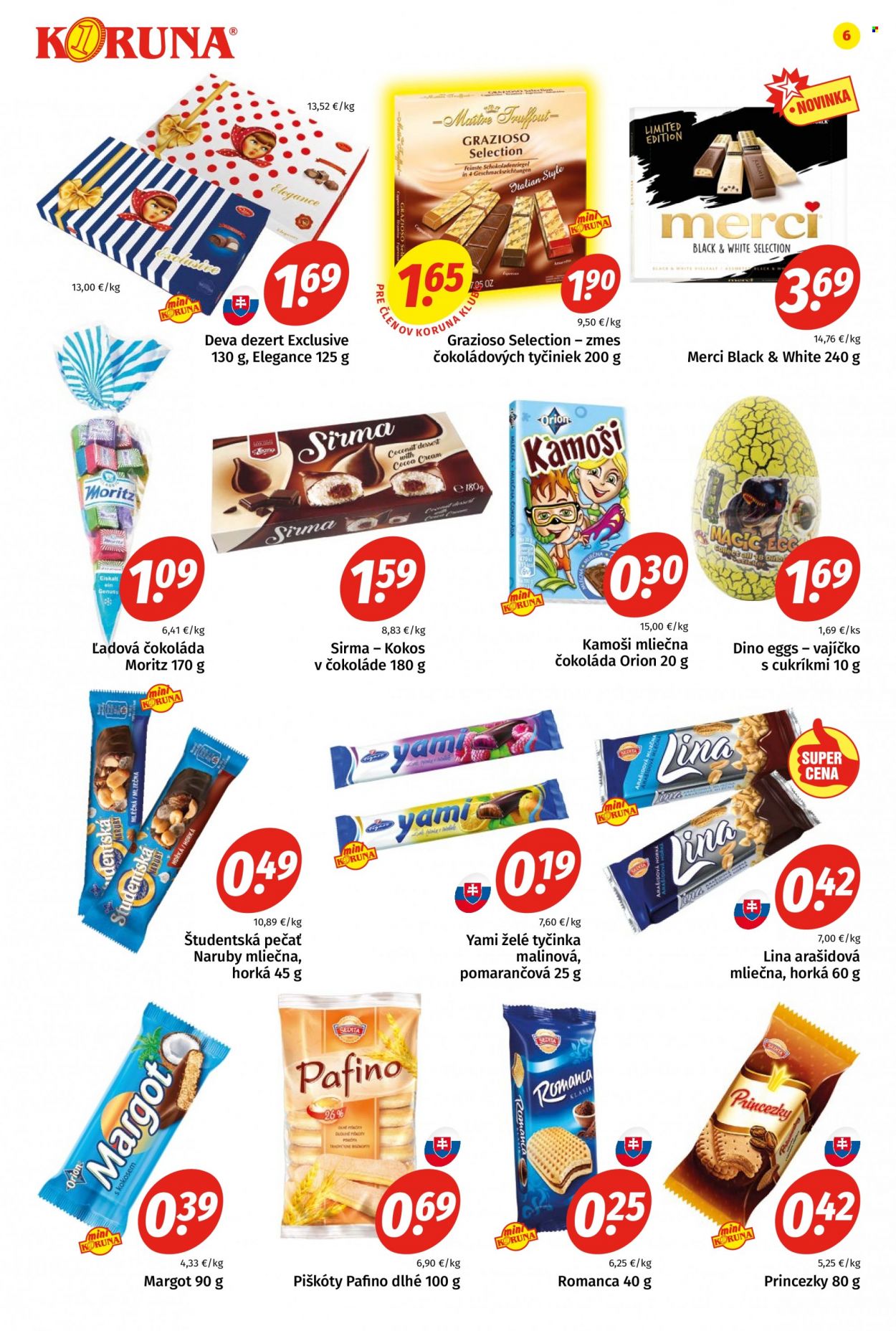 Leták Potraviny KORUNA - 8.10.2021 - 20.10.2021. Strana 6