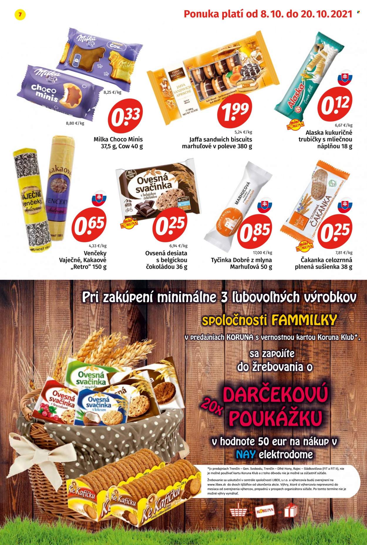 Leták Potraviny KORUNA - 8.10.2021 - 20.10.2021. Strana 7