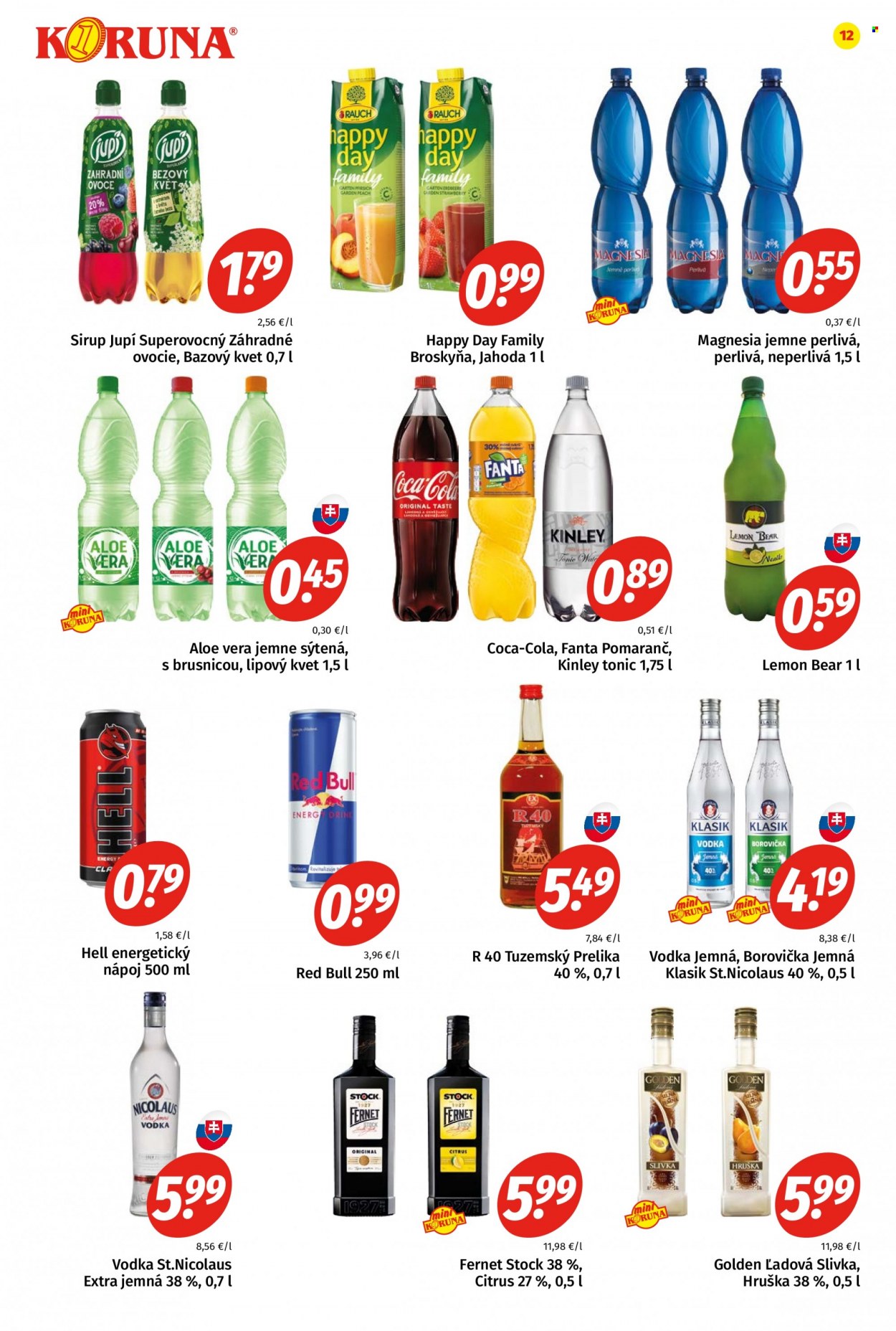 Leták Potraviny KORUNA - 8.10.2021 - 20.10.2021. Strana 12