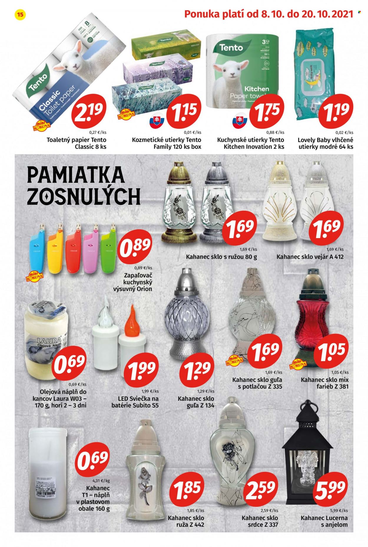 Leták Potraviny KORUNA - 8.10.2021 - 20.10.2021. Strana 15