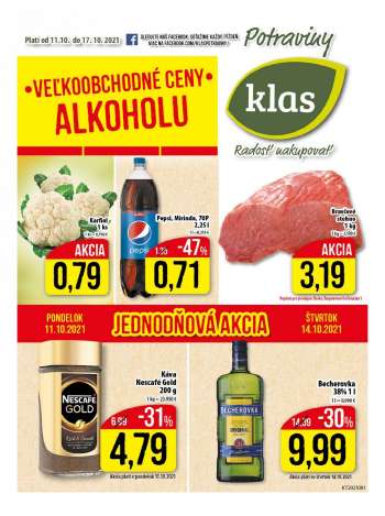 Leták Klas - 11.10.2021 - 17.10.2021.