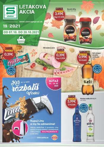 Leták Sintra - 7.10.2021 - 20.10.2021.