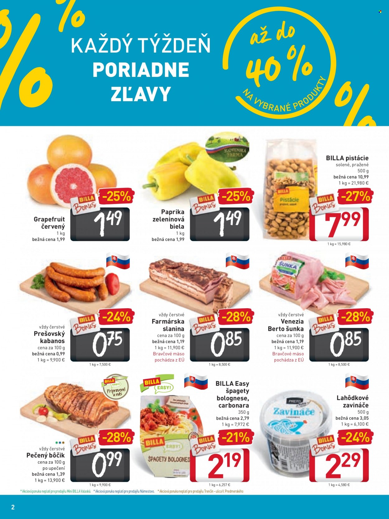 Leták Billa - 13.10.2021 - 19.10.2021. Strana 2