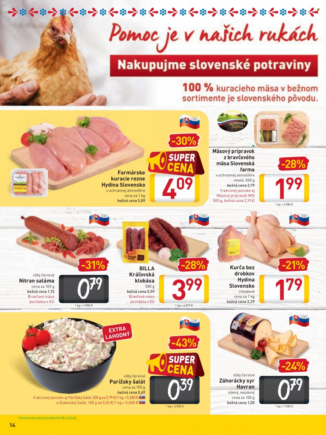 Leták Billa - 13.10.2021 - 19.10.2021. Strana 14