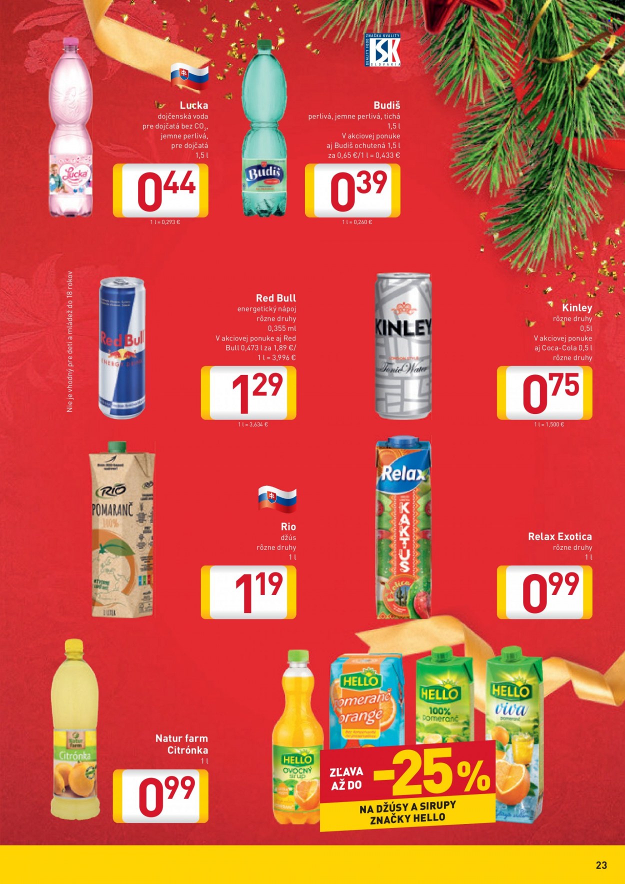 Leták Billa - 11.10.2021 - 24.12.2021. Strana 23