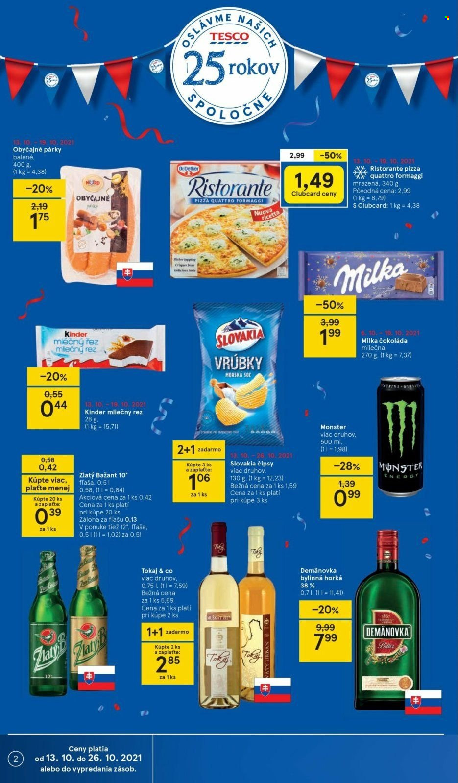 Leták TESCO supermarket - 13.10.2021 - 19.10.2021. Strana 2