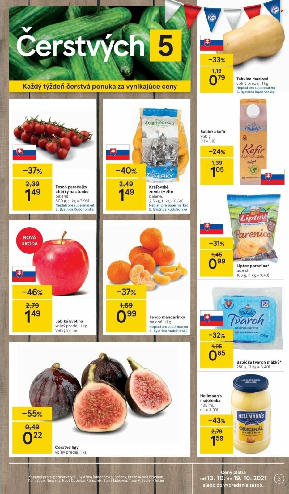 Leták TESCO supermarket - 13.10.2021 - 19.10.2021. Strana 3