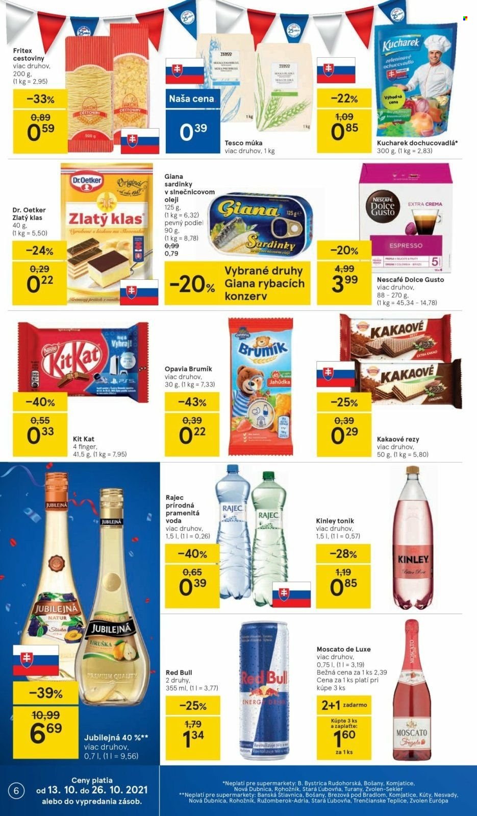 Leták TESCO supermarket - 13.10.2021 - 19.10.2021. Strana 6