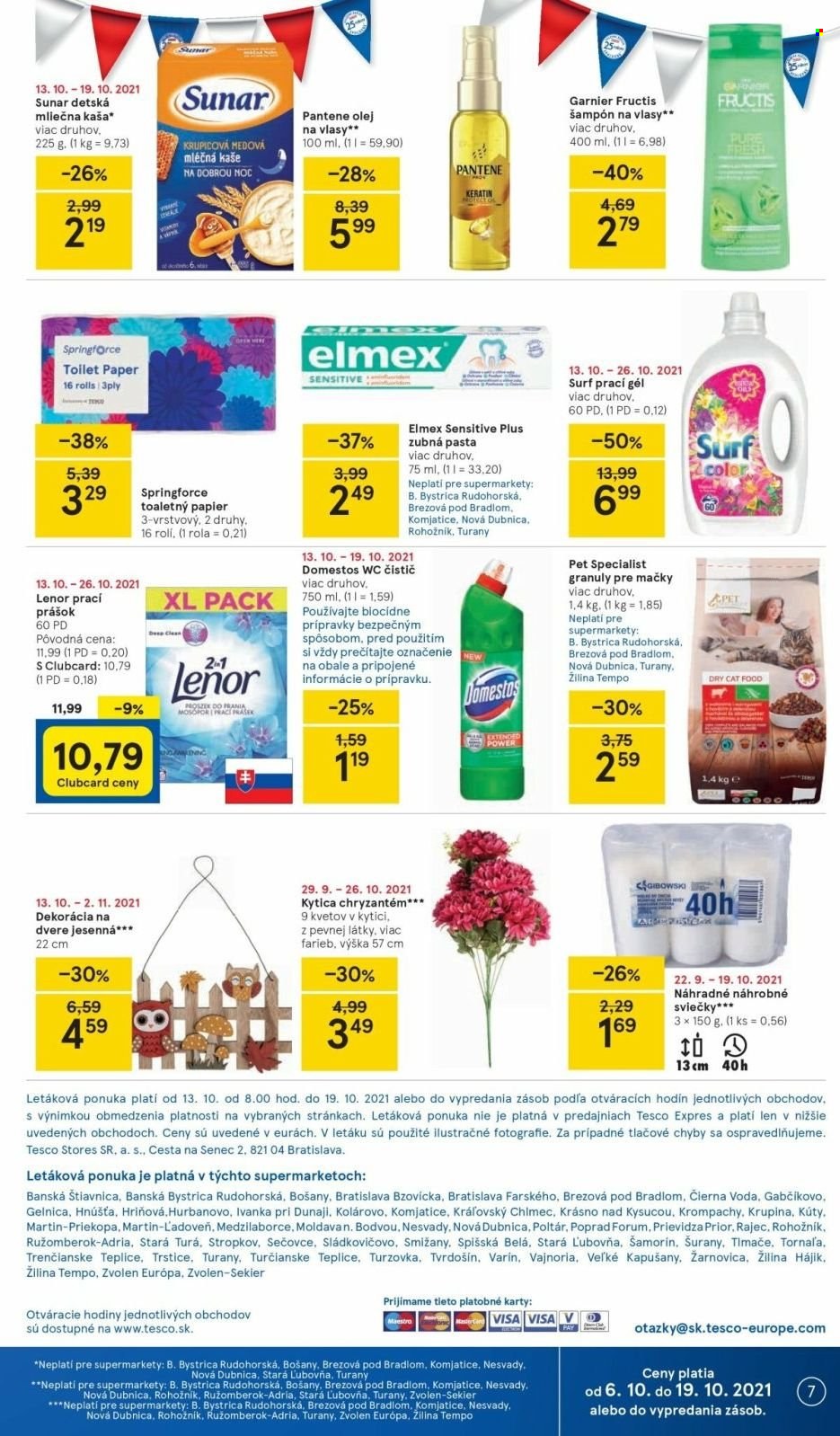 Leták TESCO supermarket - 13.10.2021 - 19.10.2021. Strana 7