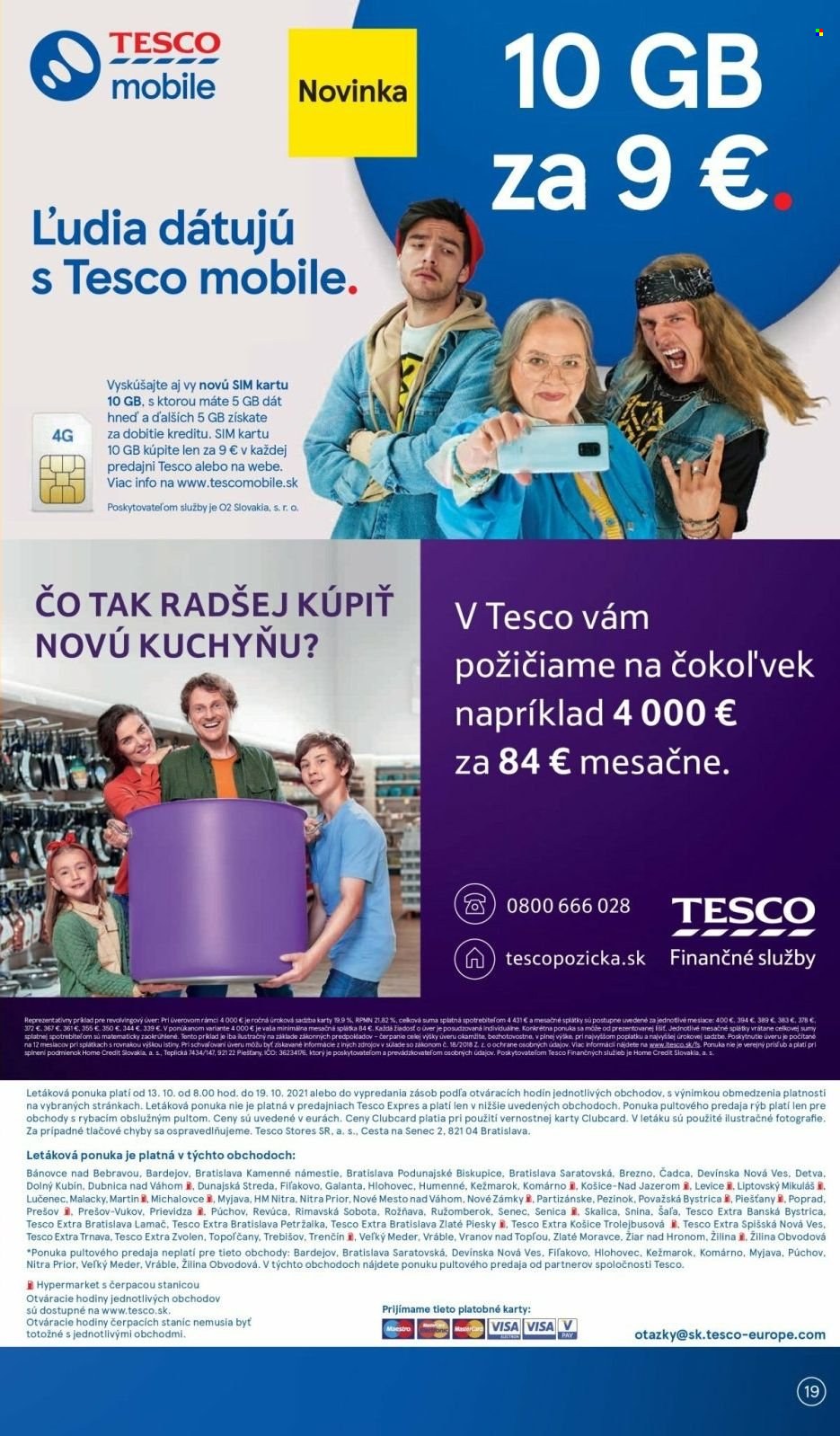Leták TESCO - 13.10.2021 - 19.10.2021. Strana 19