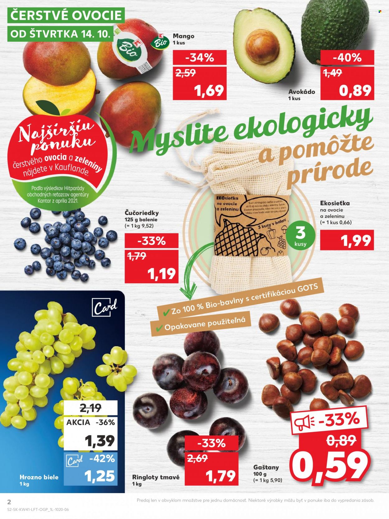 Leták Kaufland - 14.10.2021 - 20.10.2021. Strana 2