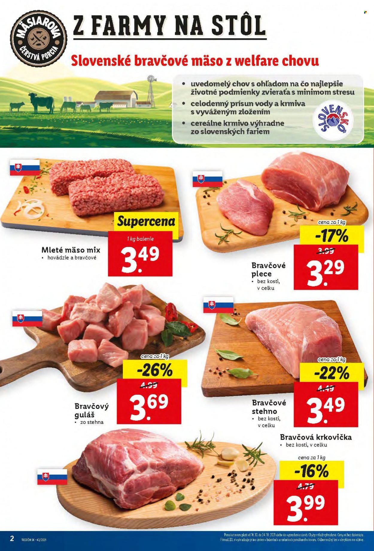 Leták Lidl - 18.10.2021 - 24.10.2021. Strana 2