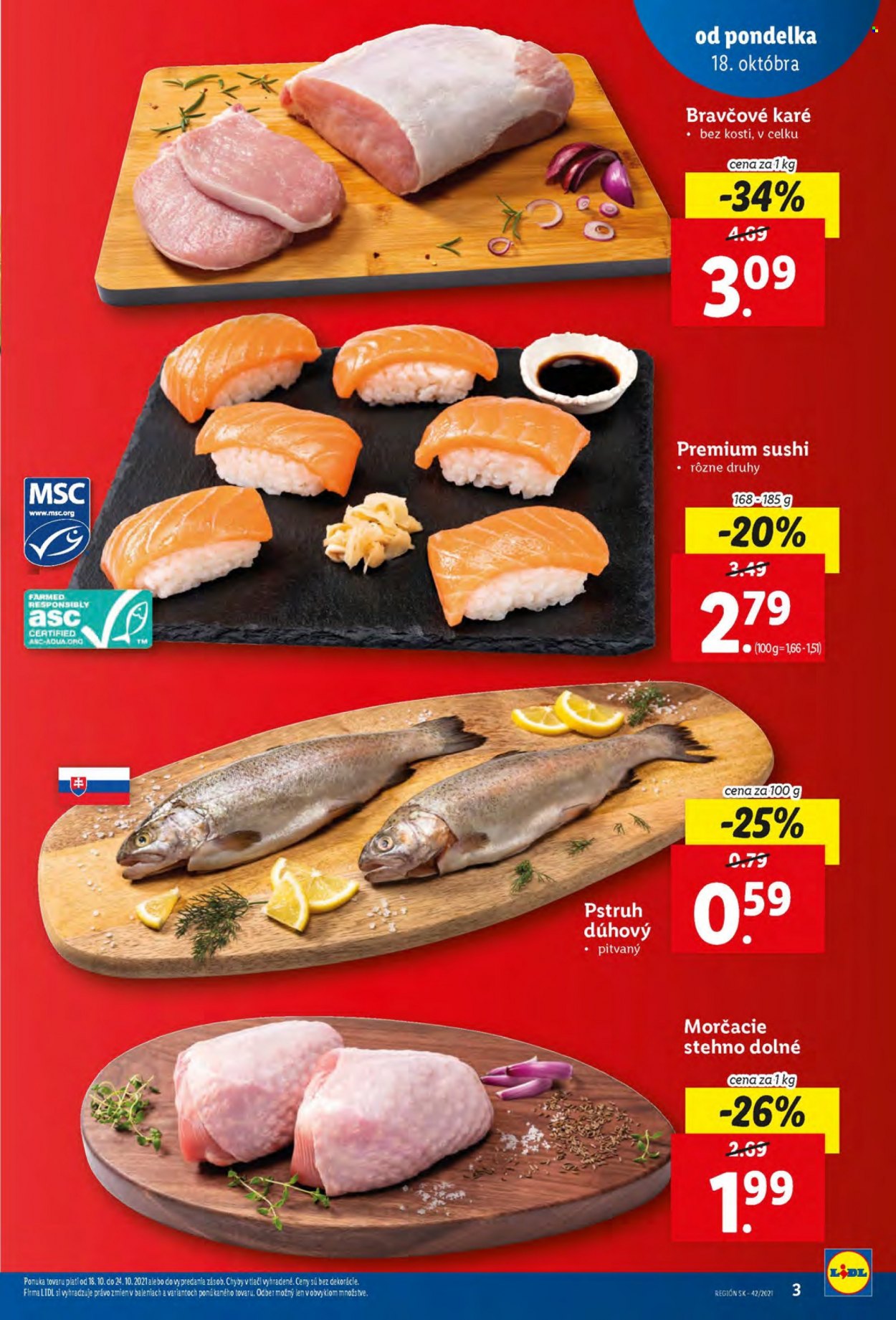 Leták Lidl - 18.10.2021 - 24.10.2021. Strana 3