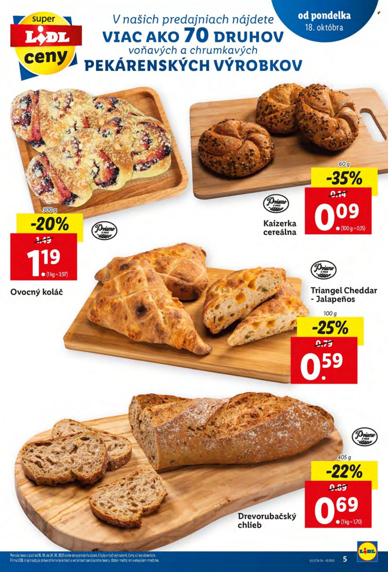 Leták Lidl - 18.10.2021 - 24.10.2021. Strana 5