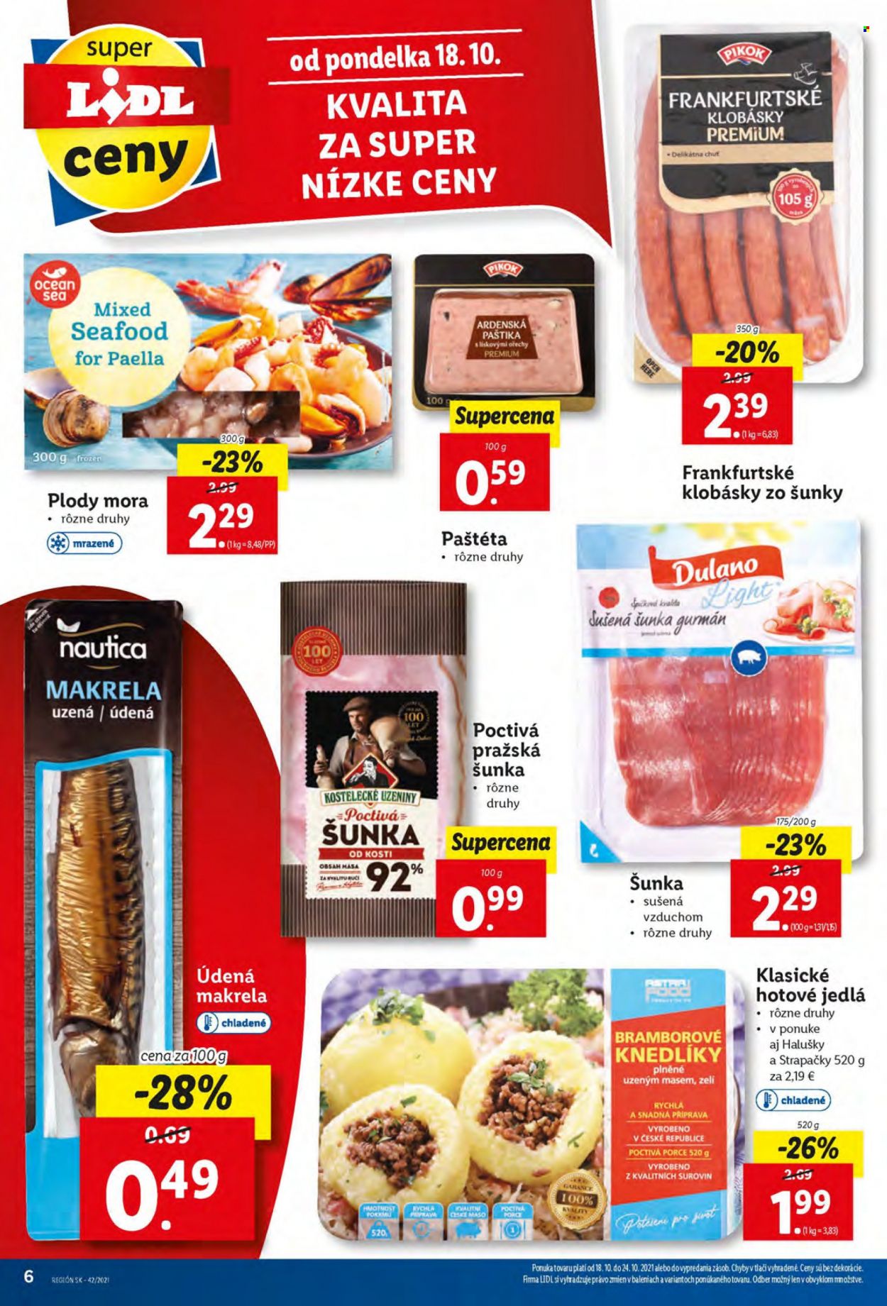 Leták Lidl - 18.10.2021 - 24.10.2021. Strana 6