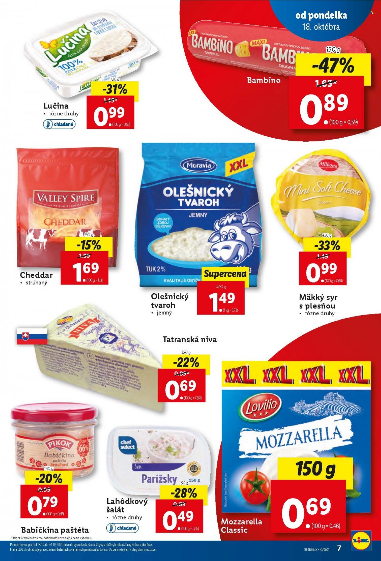 Leták Lidl - 18.10.2021 - 24.10.2021. Strana 7