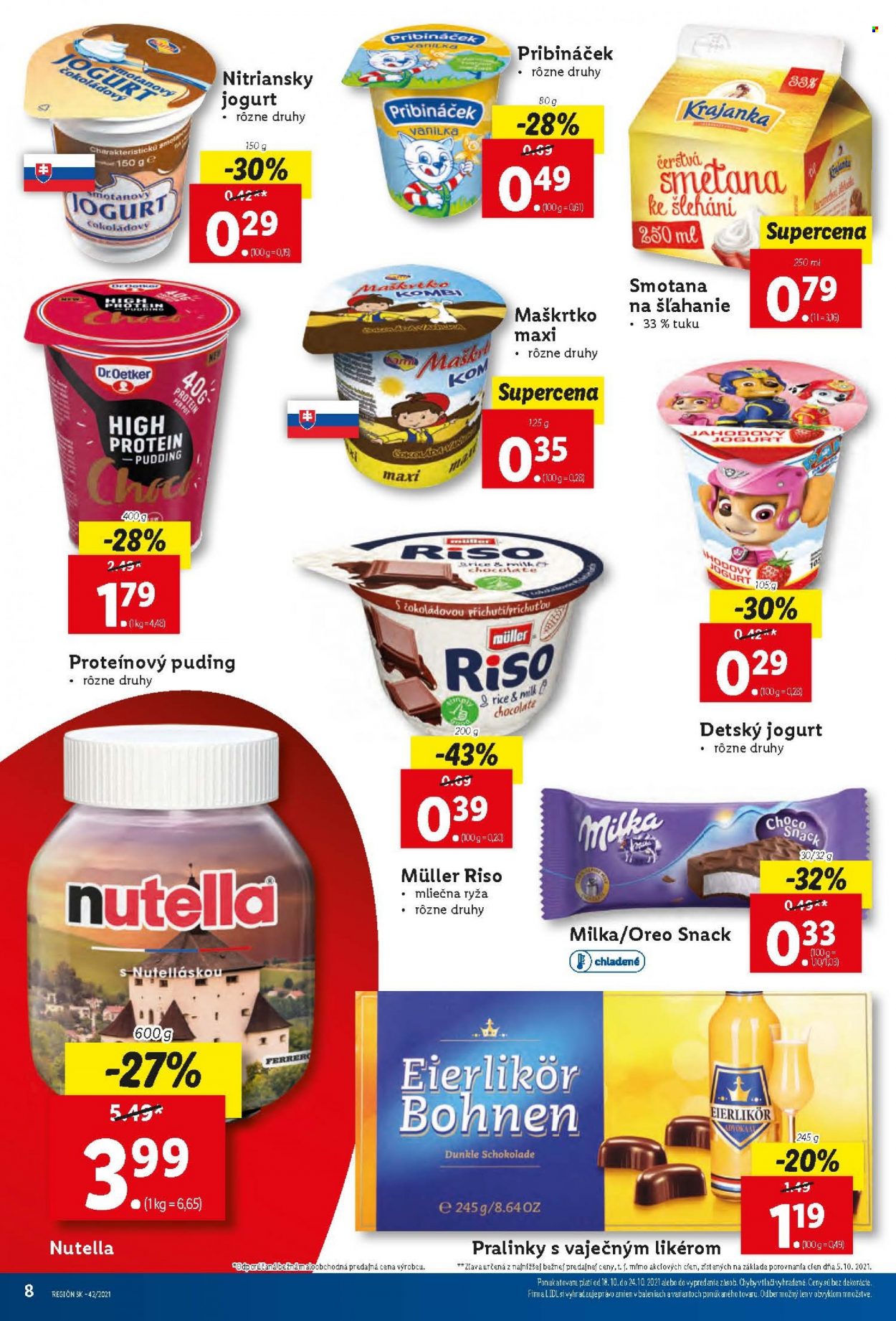 Leták Lidl - 18.10.2021 - 24.10.2021. Strana 8