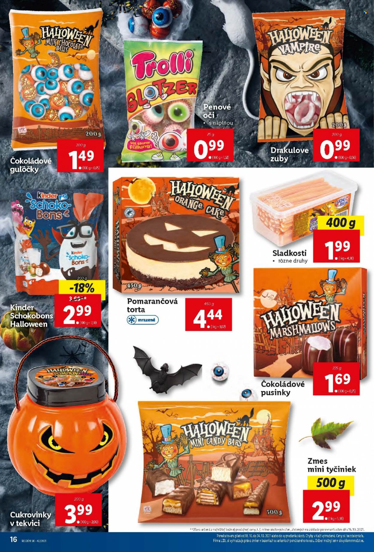 Leták Lidl - 18.10.2021 - 24.10.2021. Strana 16