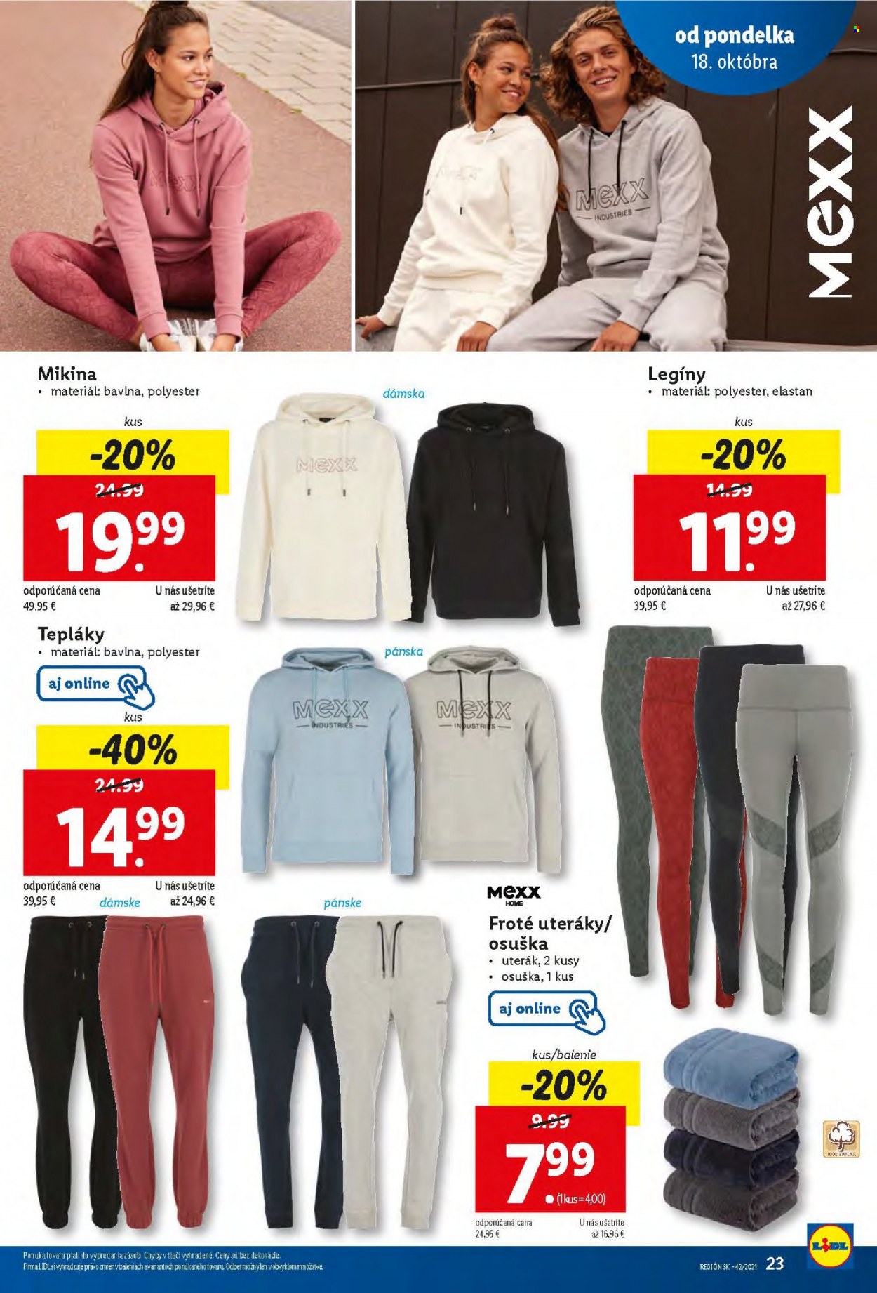 Leták Lidl - 18.10.2021 - 24.10.2021. Strana 23