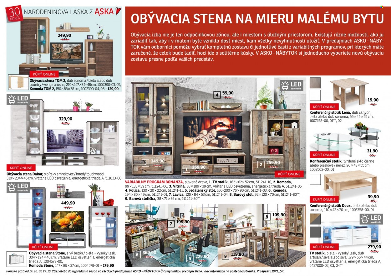 Leták Asko Nábytok - 14.10.2021 - 27.10.2021. Strana 12