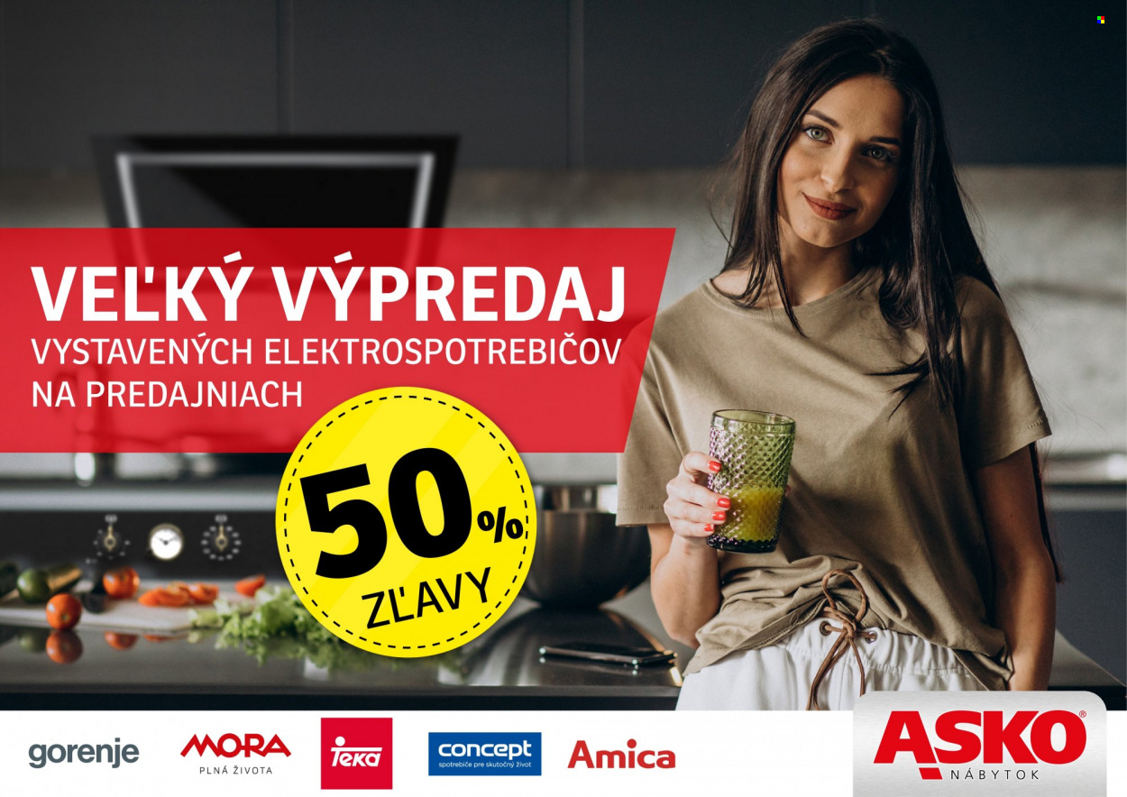 Leták Asko Nábytok. Strana 1