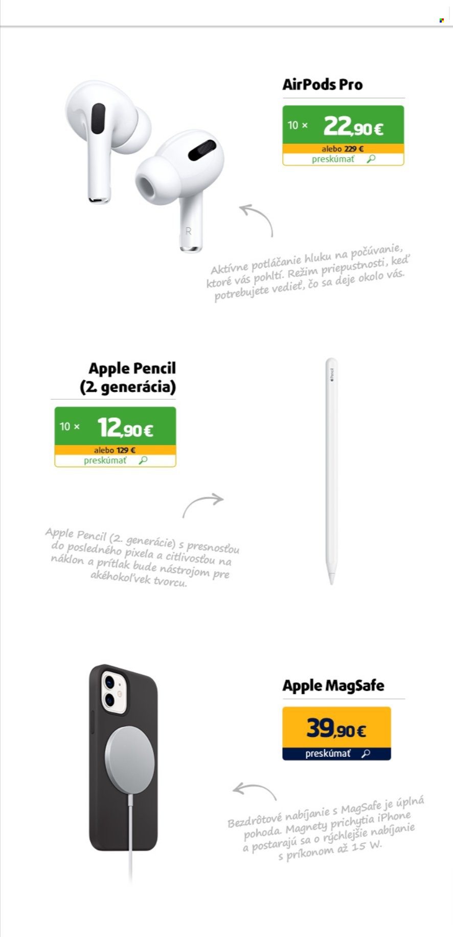 thumbnail - Leták Datart - 15.10.2021 - 19.10.2021 - Produkty v akcii - Apple, iPhone, mobilný telefón, Apple Pencil. Strana 2.