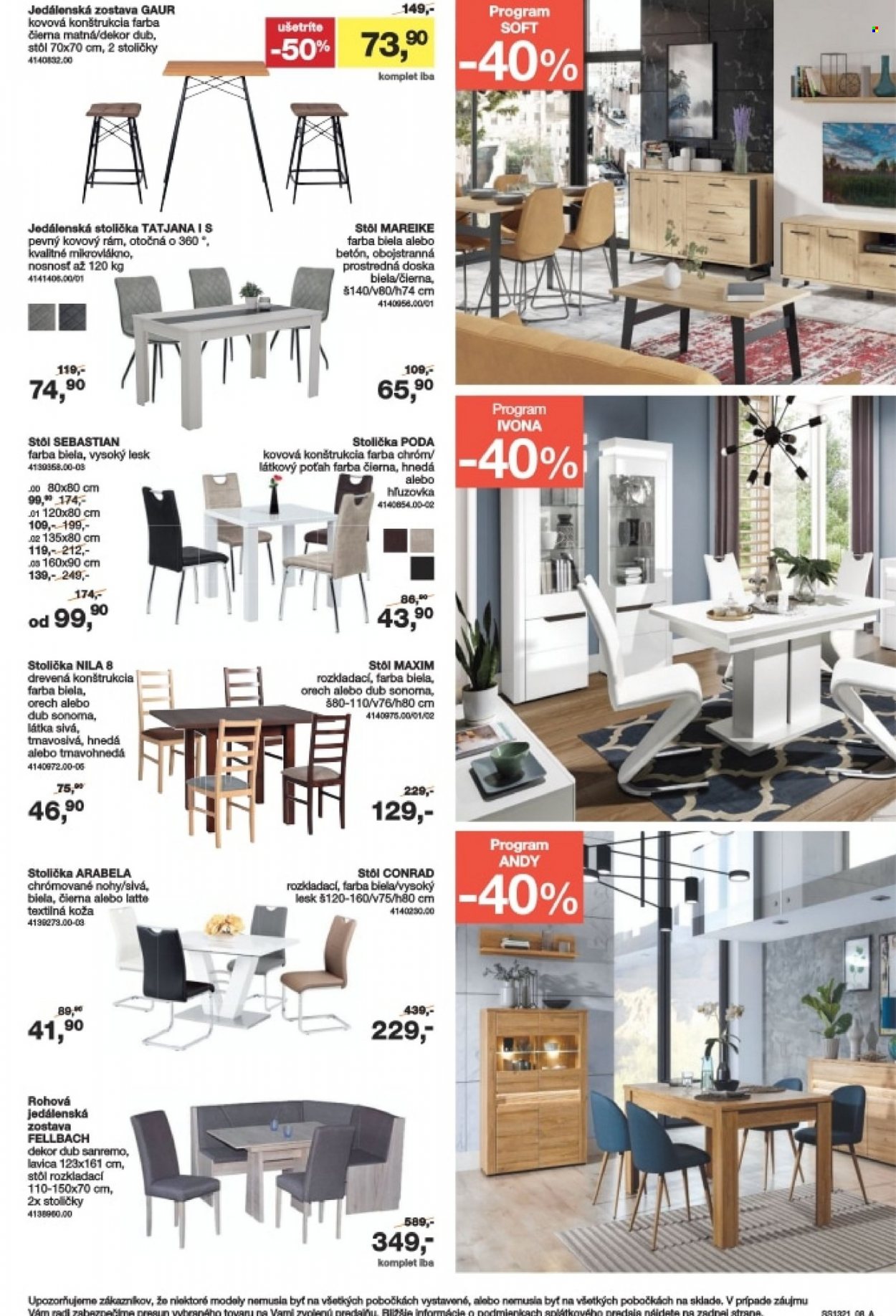 Leták Sconto nábytok - 15.10.2021 - 4.11.2021. Strana 8