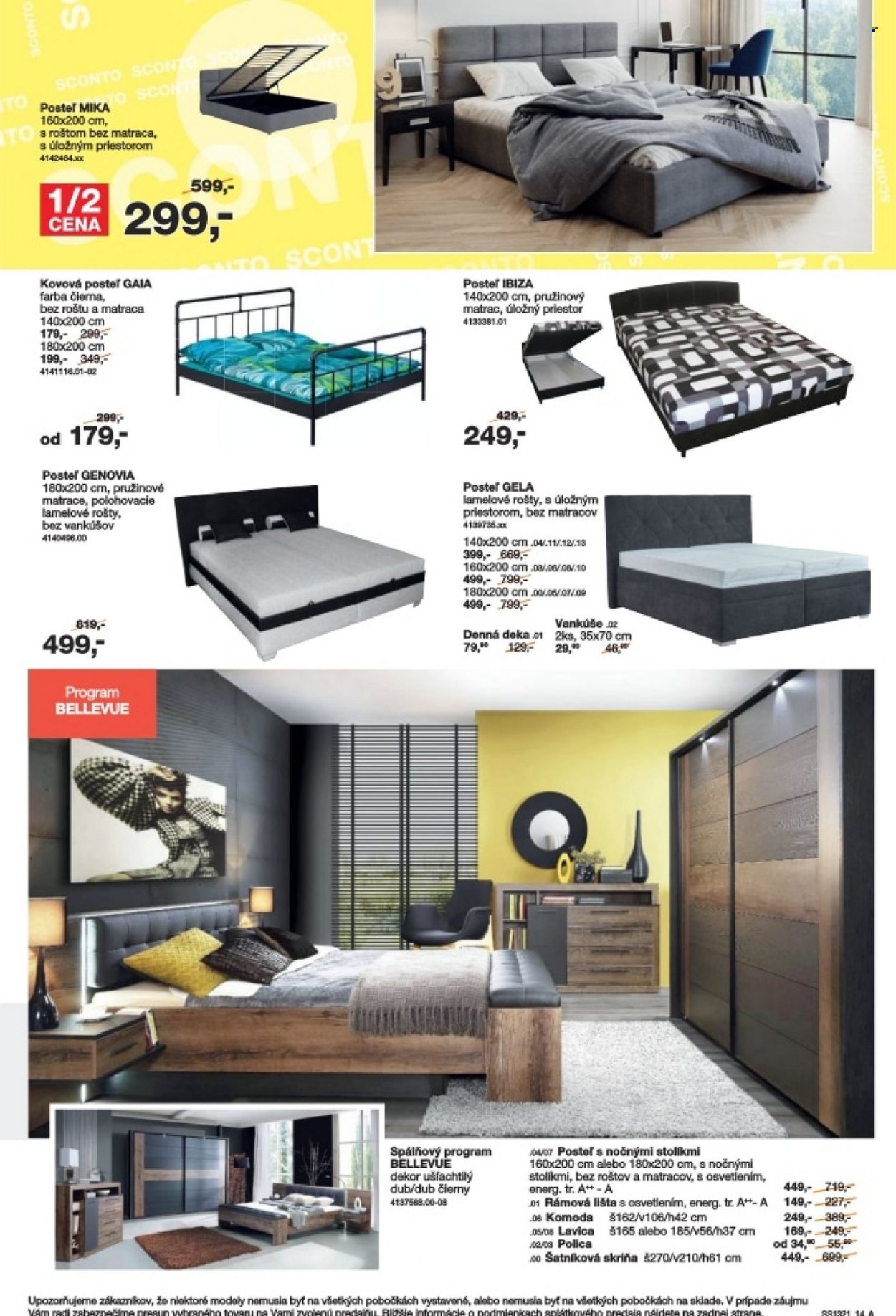 Leták Sconto nábytok - 15.10.2021 - 4.11.2021. Strana 14